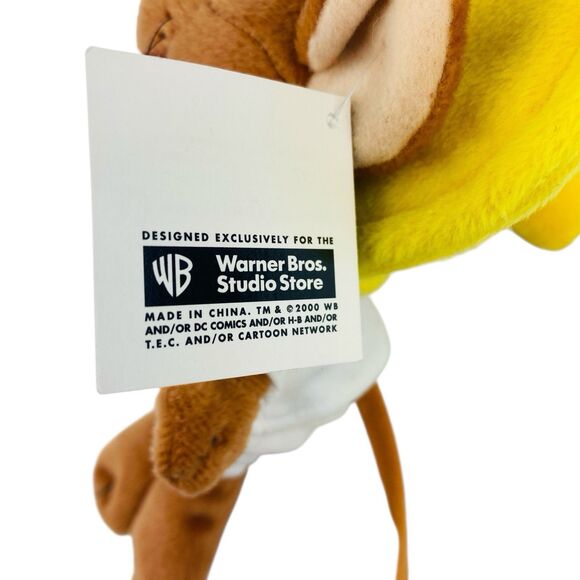 Looney Tunes SPEEDY GONZALES Bean Bag Plush Stuffed Toy w/ WB Store Tag 2000 Y2K - Picture 8 of 9